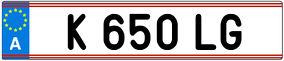 Truck License Plate
